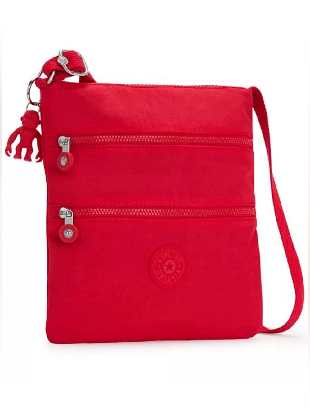 Kipling Keiko Vibrant Red Lightweight Crossbody Bag